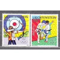 Liechtenstein - Correo 2016 Yvert 1758/59 ** Mnh Juegos Olimpicos de Verano en Rio de Janeiro - Deportes