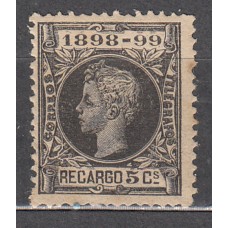España Reinado Alfonso XIII 1898 Edifil 240 * Mh