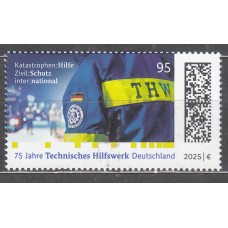 Alemania Federal Correo 2025 ** Mnh J Technisches Hilswark (TMW)