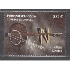Andorra Española Correo 2024 Edifil 566 ** Mnh Navidad Neules