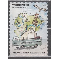 Andorra Española Correo 2025 Edifil 574 ** Mnh Excursions