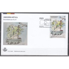 Andorra Española Sobres 1º Día 2025 Edifil 574 Excursions en 4 x 4 