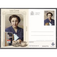 España II Centenario Enteros Postales Edifil 195 Año 2024  Luisa Carnes
