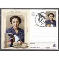 España II Centenario Enteros Postales Edifil 195 Año 2024 usado Luisa Carnes