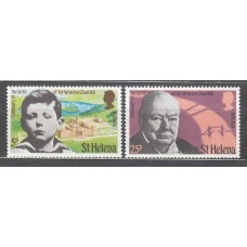Santa Helena - Correo Yvert 271/72 ** Mnh Churchill
