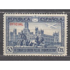 España Variedades 1931 Edifil 633ccin ** Mnh Colores cambiados azul