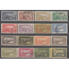 Guadalupe - Correo Yvert 55/71  usado Falta 70