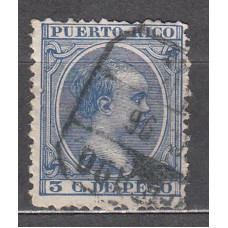Puerto Rico Sueltos 1896 Edifil 121 usado