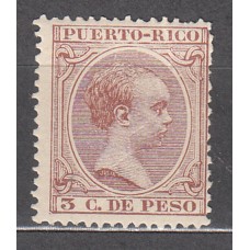 Puerto Rico Sueltos 1896 Edifil 122 * Mh