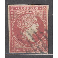 España Clásicos 1855 Edifil 48A Usado