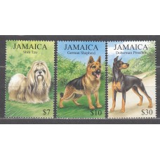 Jamaica - Correo Yvert 948/50 ** Mnh  Fauna - Perros