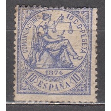 España I República 1874 Edifil 145 * Mh