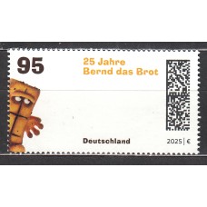 Alemania Federal Correo 2025 ** Mnh 25 Años Bernd Das Brot