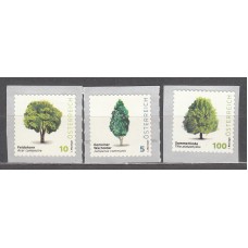 Austria Correo 2025 Yvert 3748/50 ** Mnh Flora Arboles