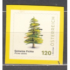 Austria Correo 2025 Yvert 3754 ** Mnh Flora Epicea comun