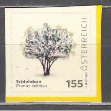 Austria Correo 2025 Yvert 3755 ** Mnh Flora Prunus Espinosa