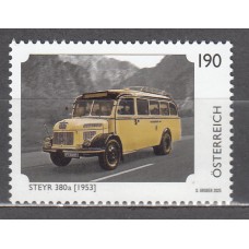 Austria Correo 2025 ** Mnh Autobus Steyr 380a