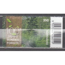 Austria Correo 2025 ** Mnh 100 Años Bundes Forste Flora