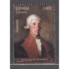 España II Centenario Correo 2025 ** Mnh Pioneros Domingo de Bonechea