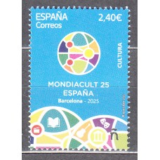 España II Centenario Correo 2025 ** Mnh Mondiacult 