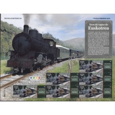 España II Centenario Correo 2025  ** Mnh Tren de Vapor de Euskotren (PREMIUM 174 )
