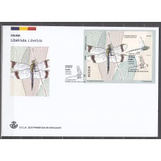 Andorra Española Sobres 1º Día 2025 Fauna Insectos Libel-lula