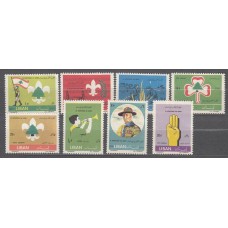 Libano - Correo Yvert 201/5+Aereo 242/44 ** Mnh Boy Scouts