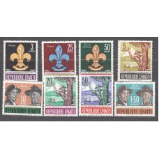 Haiti - Correo 1962 Yvert 483/87+A.246/48 ** Mnh Boy Scouts