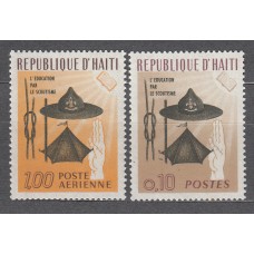 Haiti Correo 1967 Yvert 565+Aereo 340 ** Mnh  Boy Scouts