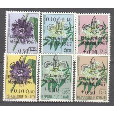Haiti Correo 1967 Yvert 580/83+Aereo 353/54 ** Mnh Boy Scouts - Flores