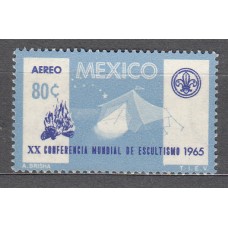 Mexico Aereo Yvert 257 ** Mnh Scouts