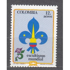 Colombia Aereo 1983 Yvert 731 ** Mnh Escultismo Mundial 