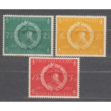 Antillas Holandesas Correo 1957 Yvert 246/8 ** Mnh Boys Scouts