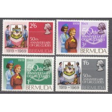 Bermudas - Correo Yvert 218/21 ** Mnh Scoutismo