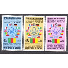 Camerun - Aereo Yvert 217/9 ** Mnh Scoutismo