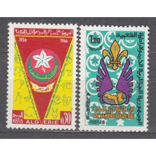 Argelia - Correo Yvert 426/7 ** Mnh   Scoutismo