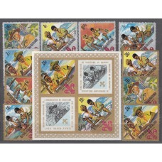 Burundi - Correo Yvert 238/42+Av.57/61+Hoja 22 ** Mnh Boy Scouts