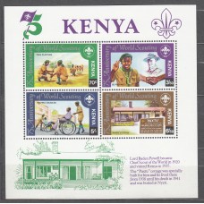 Kenya - Hojas Yvert 16 ** Mnh Boy Scouts