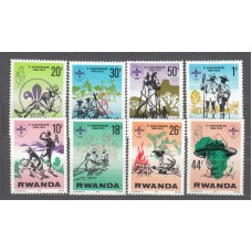 Ruanda - Correo Yvert 812/9 ** Mnh  Boy Scouts