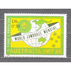 Santo Tomas y Principe - Correo Yvert 893 ** Mnh Scultismo