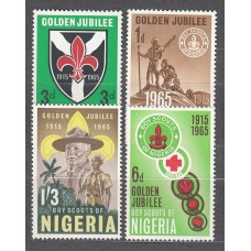 Nigeria - Correo Yvert 165/68 **Mnh Boy Scouts