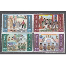 Tailandia - Correo Yvert 1153/56 ** Mnh Boy Scouts