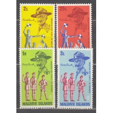 Maldives - Correo Yvert 243/46 ** Mnh Boy Scouts
