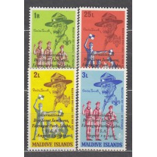 Maldives - Correo Yvert 270/73 ** Mnh Boy Scouts