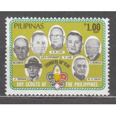 Filipinas - Correo 1987 Yvert 1578 ** Mnh Scultismo