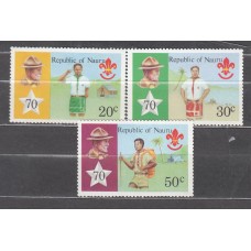 Nauru - Correo Yvert 181/83 ** Mnh Boy Scouts