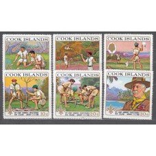 Cook - Correo Yvert 197/202 ** Mnh Boy Scouts