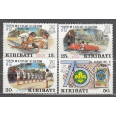 Kiribati - Correo Yvert 88/91 ** Mnh Boy Scouts