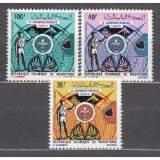 Mauritania - Aereo Yvert 112/14 ** Mnh Boy Scouts