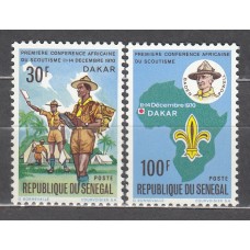 Senegal - Correo Yvert 339/40 ** Mnh Boy Scouts